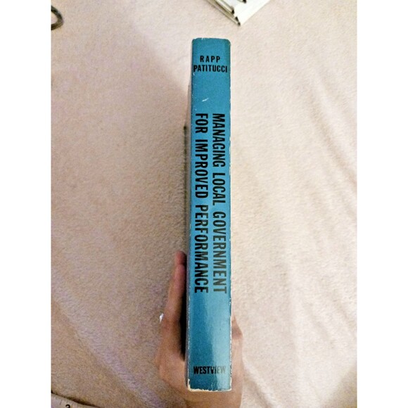 Managing Local Government for Improved Performance: A Practical Approach Book - Picture 2 of 7